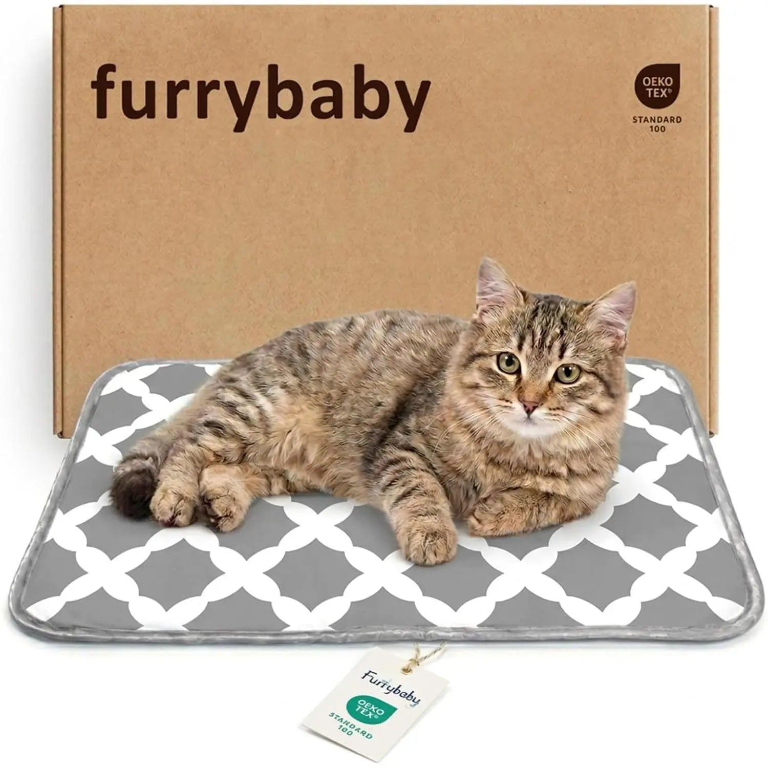 Pet Cooling Mat for Dogs and Cats, Soft and Breathable Self-Cooling Pad, 23" x 18", Washable Non-Slip Design for Indoor and Outdoor Use, Leaf Pattern